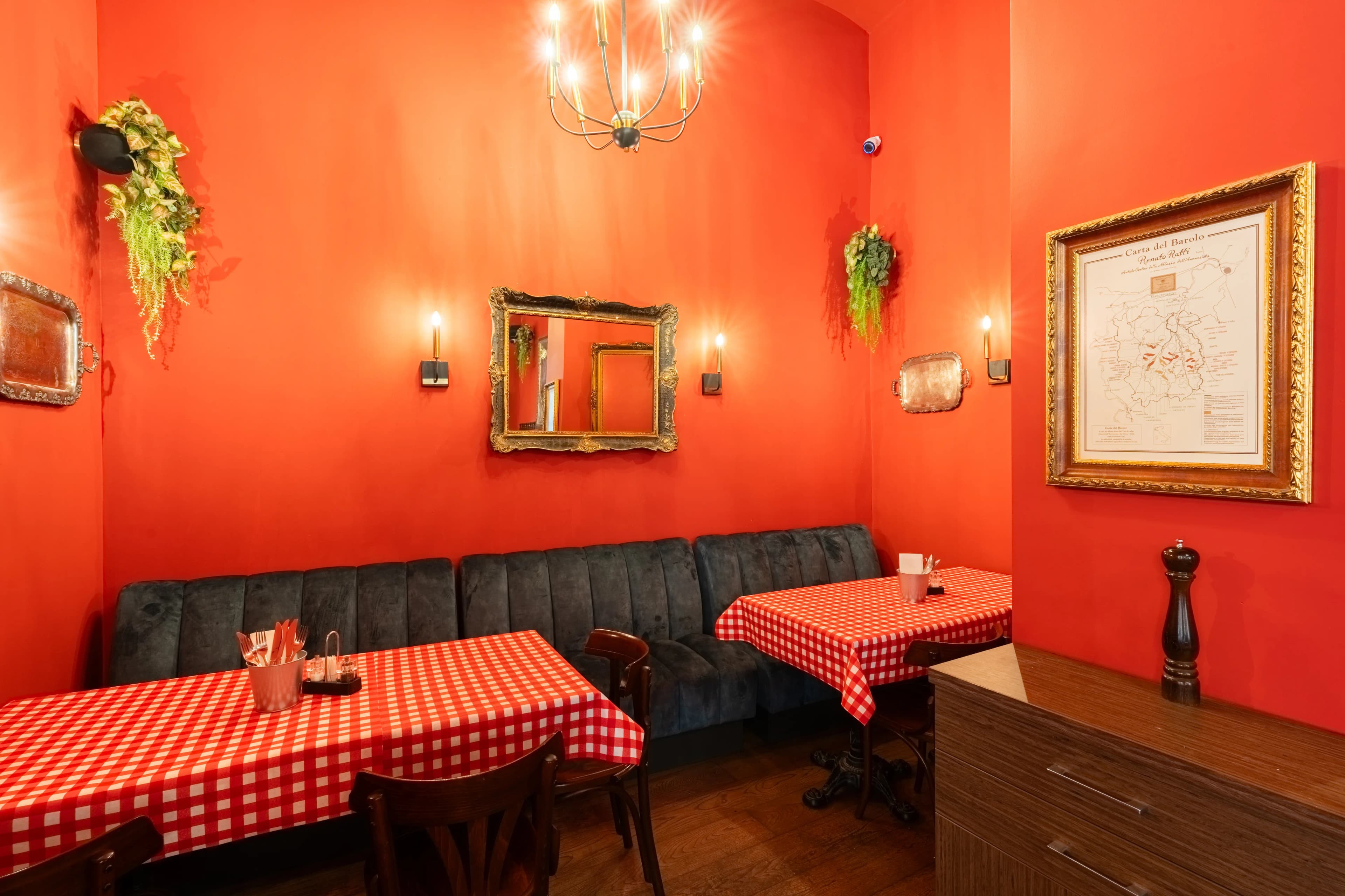 Restaurant dining area